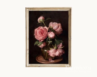 50+ Moody Floral Prints, Dark Botanical Art, Floral Gallery Wall, Vintage Flower Print, Dark Floral Prints, Moody Floral Gallery, image 10