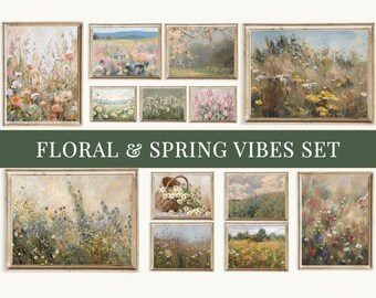 90+ Spring Wall Art Bundle, Vintage Bunny Rabbit Art, Easter Prints Set, Aesthetic Spring Wall Art, Neutral Bunny Prints, Easter Bundle, image 4