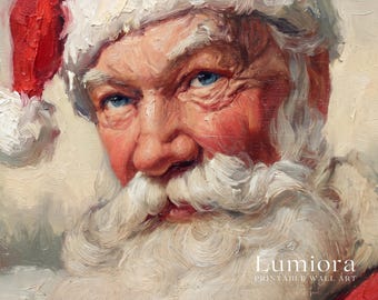800+ Christmas Wall Art Set, Vintage Holiday Gallery Wall, Santa Claus Painting, Christmas Prints Bundle, Trendy Winter Decor Printables, image 5