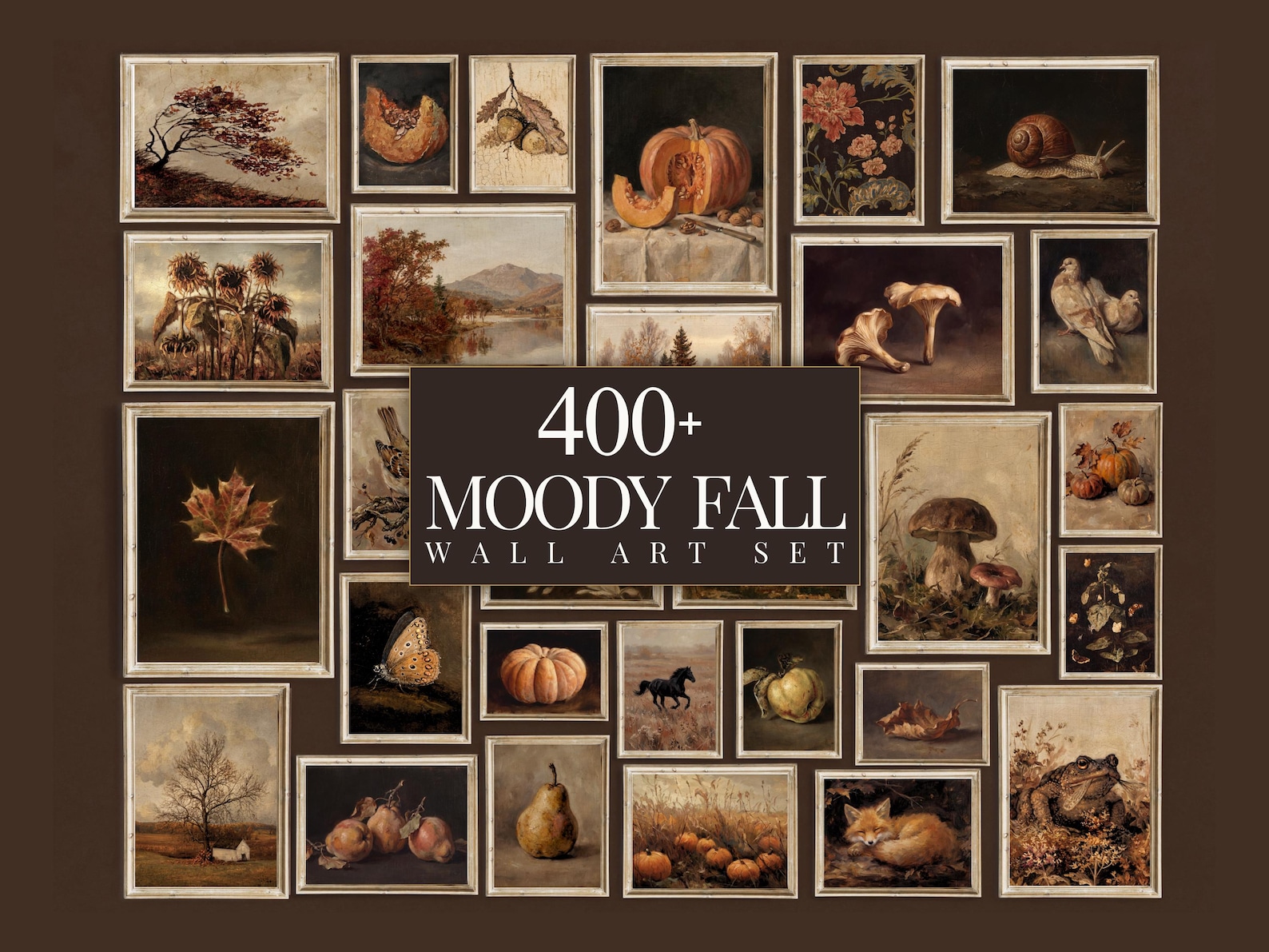 Fall wall art trends: warm, moody and made for cozy evenings