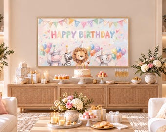 100+ Birthday Frame TV Art Mega Bundle, 4K Happy Birthday Samsung TV Background, Party Digital Decor, Colorful Birthday Screensaver, image 13