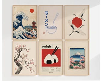 120+ Japanese Wall Art Set, Japandi Gallery Wall, Ukiyo-e Print Bundle, Vintage Japan Poster, Asian Wall Decor, Japanese Art Prints, image 12