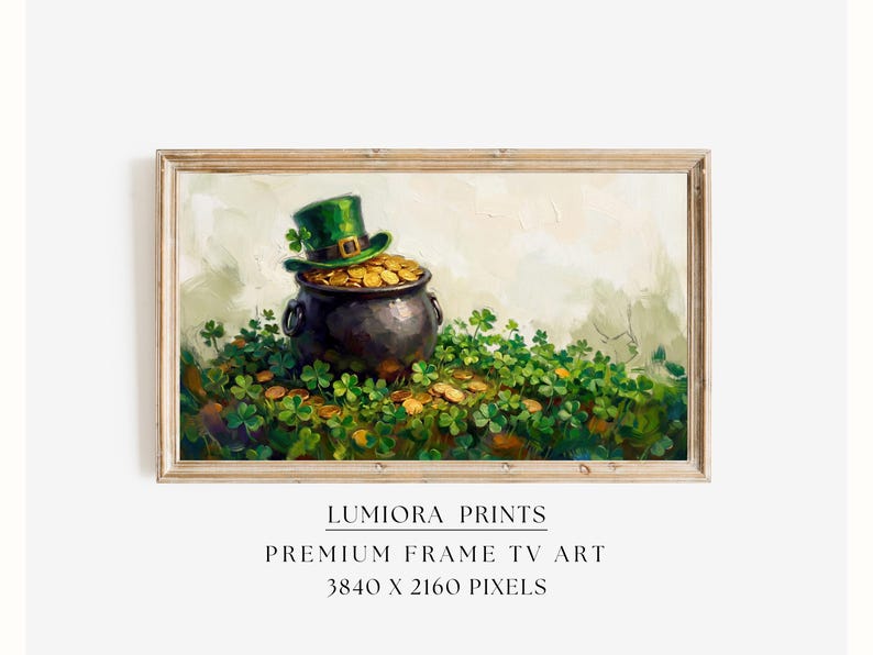 St. Patrick’s Day Samsung Frame TV Art