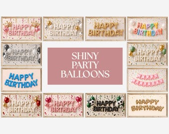 100+ Birthday Frame TV Art Mega Bundle, 4K Happy Birthday Samsung TV Background, Party Digital Decor, Colorful Birthday Screensaver, image 4
