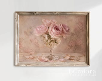 120+ French Country Gallery Wall Set, Pink Floral Cottagecore Prints, Vintage Bundle Set, Coquette Room Decor, image 10