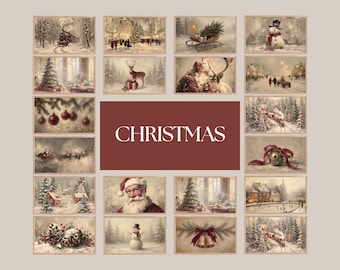 1400+ All Season Frame TV Art Mega Bundle, Samsung Frame TV Art, Whole Year Holiday Screen Art, Vintage Oil Painting, image 6