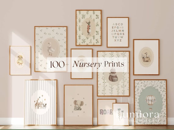 100+ Vintage Nursery Prints