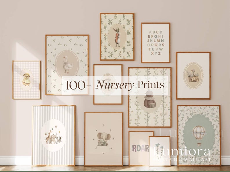 100+ Vintage Nursery Prints