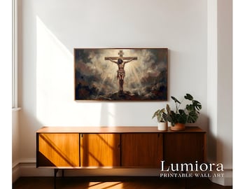 120+ Christian Samsung Frame TV Art Bundle, Jesus TV Art, Nativity Scene, Religious TV Art Decor, Bible Inspired Oil Paintings, Spiritual, image 8