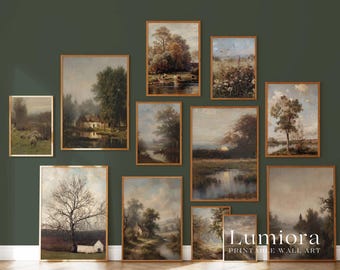 850+ Vintage Print Bundle, Antique Wall Art Set, Rustic Gallery Set, French Country Decor, Cottagecore Prints, image 18