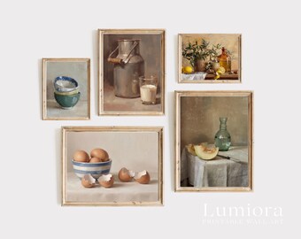 70+ Vintage Kitchen Wall Art, Still Life Print Set, Farmhouse Kitchen Decor, Fruit Painting, French Country Art, Dining Room Gallery Wall, image 6
