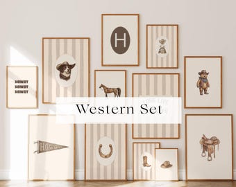 150+ Vintage Nursery Prints, Neutral Baby Room Decor, Boho Nursery Wall Art, Animal Poster Bundle, Cottagecore Baby Art, image 8