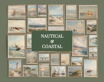 850+ Vintage Print Bundle, Antique Wall Art Set, Rustic Gallery Set, French Country Decor, Cottagecore Prints, image 9