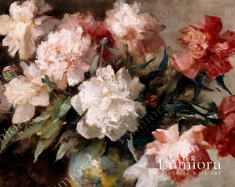 Romantic Red Roses Samsung Frame TV Art, Vintage Flower Bouquet, Classical Oil Painting, Valentine's Day Decor, Moody Floral Wall Art, 4K, image 7