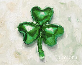 St. Patrick’s Day Samsung Frame TV Art, Lucky Clover TV Decor, Green Aesthetic Screen Art, Irish Holiday Background, March 17th TV Art, 4K, image 7