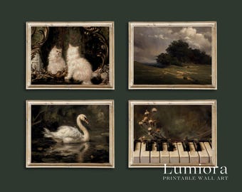 300+ Dark Academia Prints, Moody Gallery Wall, Gothic Gallery Wall, Vintage Dark Prints, Victorian Gallery, Mega Bundle Prints, image 5