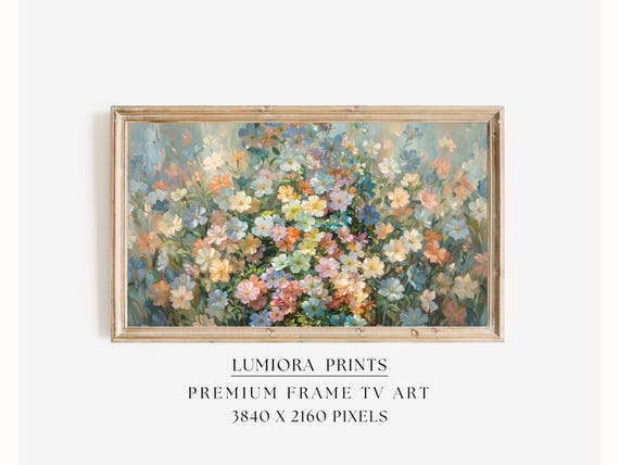 Spring Wildflower Bouquet Samsung Frame TV Art