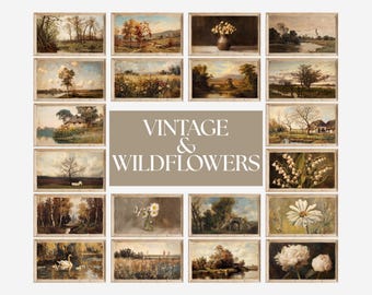 1100+ Samsung Frame TV Art Mega Bundle, All Season Frame TV Art, Whole Year Holiday Screen Art, Vintage Oil Painting, image 3