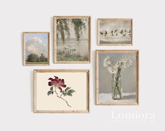 400+ French Country Decor, Neutral Gallery Wall, Cottagecore Decor, Vintage Print Bundle, Farmhouse Prints, Cottage Gallery Set, image 10