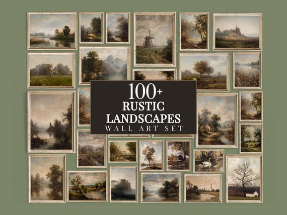 100+ Rustic Landscapes Wall Art