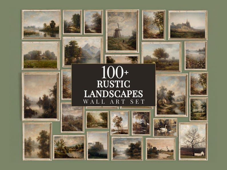 100+ Rustic Landscapes Wall Art