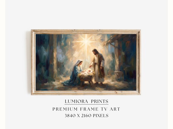 Nativity Scene Samsung Frame TV Art