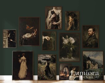 850+ Vintage Print Bundle, Antique Wall Art Set, Rustic Gallery Set, French Country Decor, Cottagecore Prints, image 17