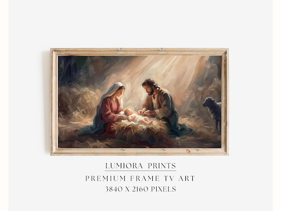 Nativity Scene Samsung Frame TV Art
