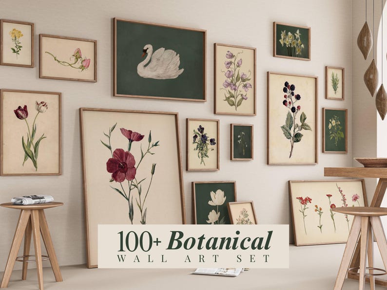 100+ Botanical Bundle Set
