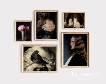 300+ Dark Academia Prints, Moody Gallery Wall, Gothic Gallery Wall, Vintage Dark Prints, Victorian Gallery, Mega Bundle Prints, image 13