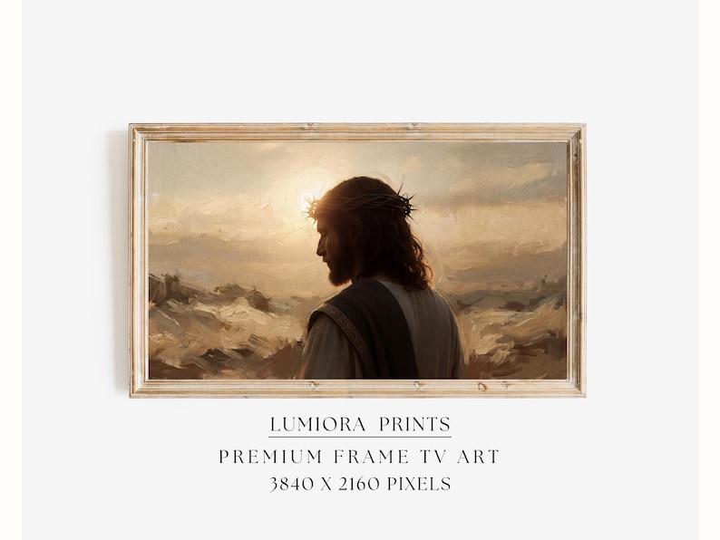 Jesus Crown of Thorns TV Art