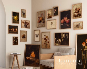400+ Moody Fall Wall Art Set, Vintage Autumn Gallery Wall, Dark Academia Fall Decor, Rustic Autumn Prints, Moody Vintage Poster Set, image 7