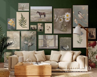 400+ French Country Decor, Neutral Gallery Wall, Cottagecore Decor, Vintage Print Bundle, Farmhouse Prints, Cottage Gallery Set, image 4