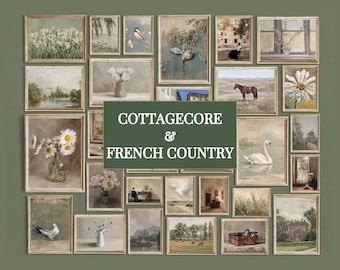 850+ Vintage Wall Art Set, Equestrian Gallery Wall, English Country Decor, Antique Rustic Farmhouse Prints, Mega Bundle, image 3