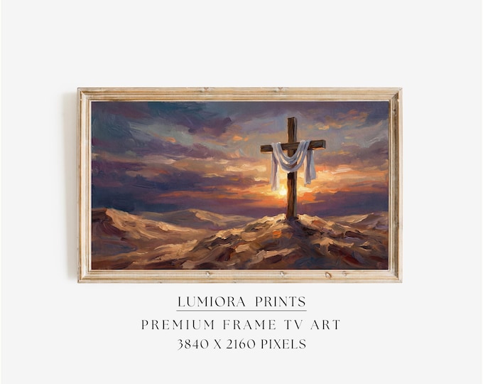 The Empty Tomb TV Art, He Is Risen Resurrection Christian…