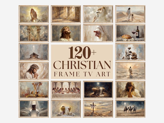 120+ Christian Samsung Frame TV Art Bundle