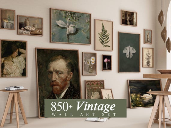 850+ Vintage Print Bundle