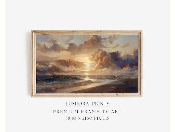 Sacred Sunset Ocean Samsung Frame TV Art