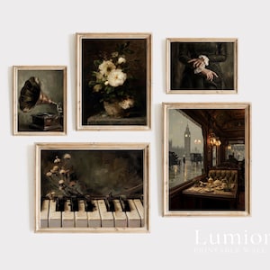 300+ Dark Academia Prints, Moody Gallery Wall, Gothic Gallery Wall, Vintage Dark Prints, Victorian Gallery, Mega Bundle Prints image 6