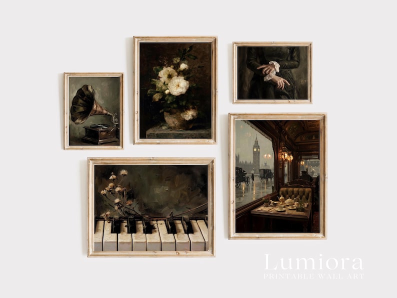 300+ Dark Academia Prints, Moody Gallery Wall, Gothic Gallery Wall, Vintage Dark Prints, Victorian Gallery, Mega Bundle Prints image 6
