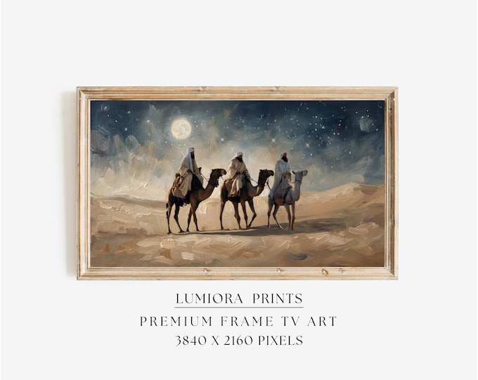 The Three Wise Men’s Journey TV Art, The Star of Bethlehem…