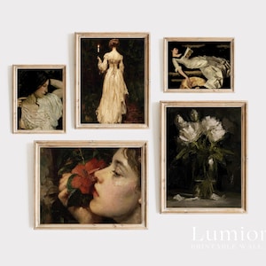 300+ Dark Academia Prints, Moody Gallery Wall, Gothic Gallery Wall, Vintage Dark Prints, Victorian Gallery, Mega Bundle Prints image 11