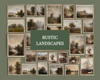 850+ Vintage Print Bundle, Antique Wall Art Set, Rustic Gallery Set, French Country Decor, Cottagecore Prints, image 5