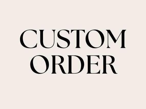 Custom Order for Personalize Poster