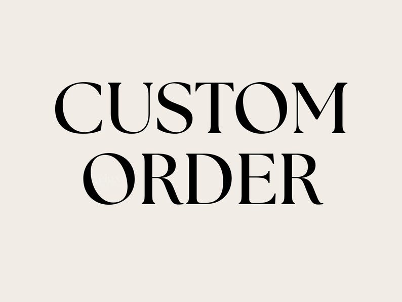 Custom Order for Personalize Poster