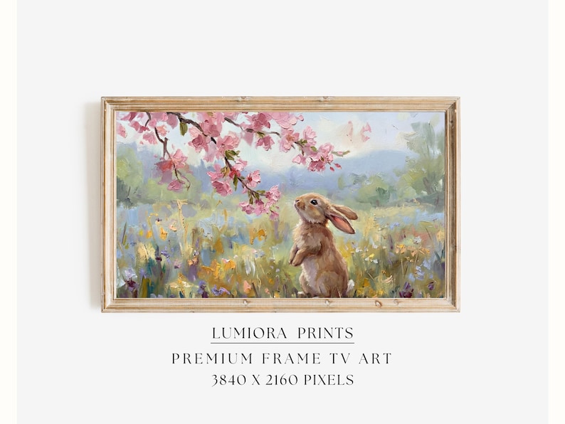 Easter Bunny Samsung Frame TV Art
