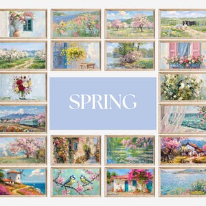 850+ All Season Frame TV Art Mega Bundle, Samsung Frame TV Art, Whole Year Holiday Screen Art, Vintage Oil Painting, Digital Art Gallery Set image 3