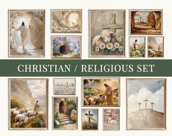 90+ Spring Wall Art Bundle, Vintage Bunny Rabbit Art, Easter Prints Set, Aesthetic Spring Wall Art, Neutral Bunny Prints, Easter Bundle, image 6
