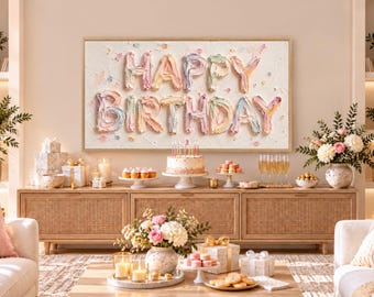 100+ Birthday Frame TV Art Mega Bundle, 4K Happy Birthday Samsung TV Background, Party Digital Decor, Colorful Birthday Screensaver, image 11