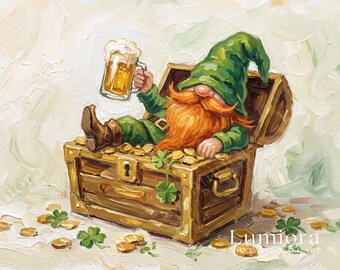 St. Patrick’s Day Samsung Frame TV Art, Lucky Clover TV Decor, Green Aesthetic Frame TV, Irish Holiday Screen Art, 4K, image 7